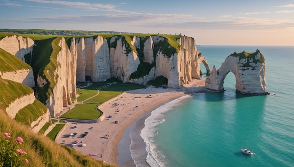 Falaises Étretat guide : paysages et patrimoine avec le camping valhalla