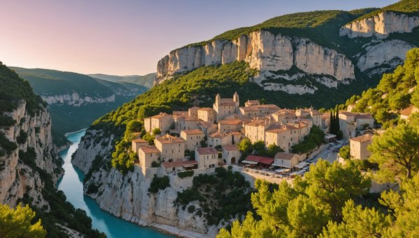 Villages gorges du verdon : patrimoine et paysages avec le camping la farigoulette
