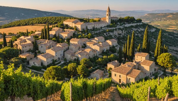 Villages perchés vaucluse : patrimoine et panoramas avec le camping les fontaines
