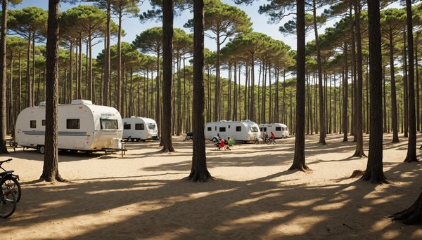 Camping la palmyre informations : accès plage et forêt